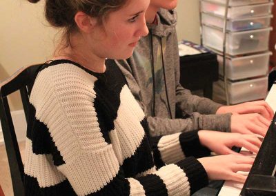 Okan Piano Academy 2 students duet